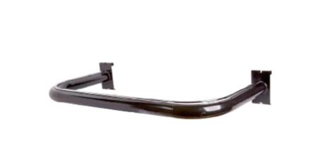 Gridwall Hangbar Bracket 11"D x 22"W Black - 1