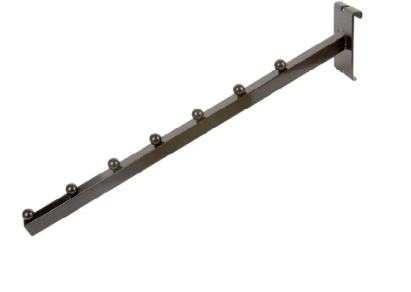 18"L 7 Ball Square Tube Faceout For Gridwall - 1