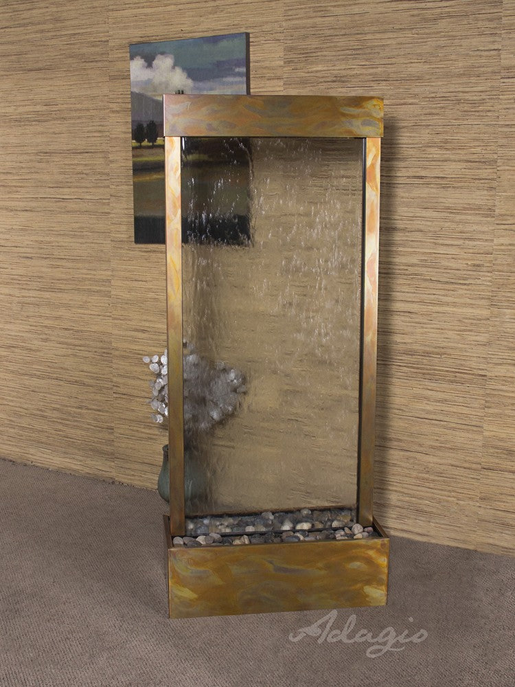 Harmony River floor water fountain for restaurants, hotels, and cafés