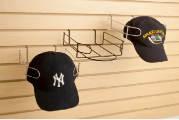 Slatwall Wire Cap Display Holds up to 12 hats - 1