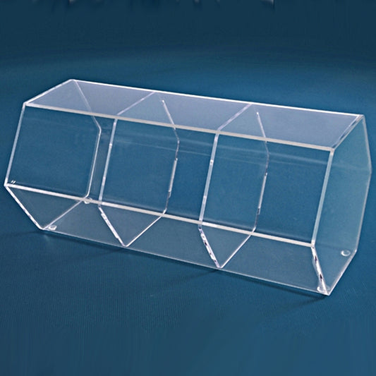 Acrylic Hexagon Grab Bins with Non-Skid Feet - Multi-Sizes - 1