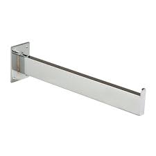 12" Square Tubing Faceout - Chrome - 1