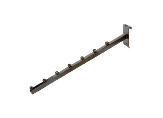 18"L 7 Ball Square Tube Faceout For Gridwall - 1