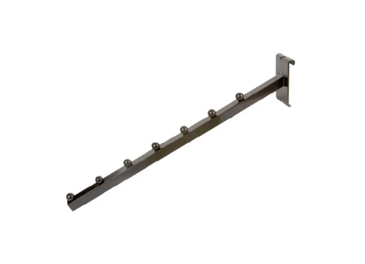 18"L 7 Ball Square Tube Faceout For Gridwall - 1