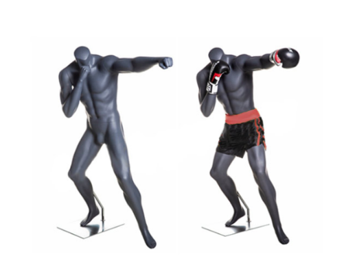 Fighter Mannequin throwing a jab punch. - 1