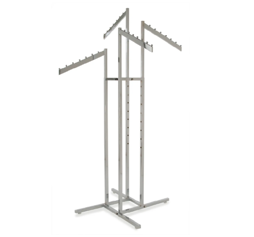 4 Way Rectangular Slant Arm Rack - 1