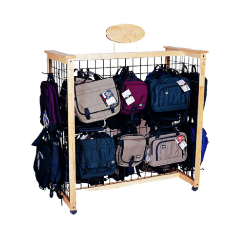 H-Gondola Large Standard Wooden Gridwall - 1