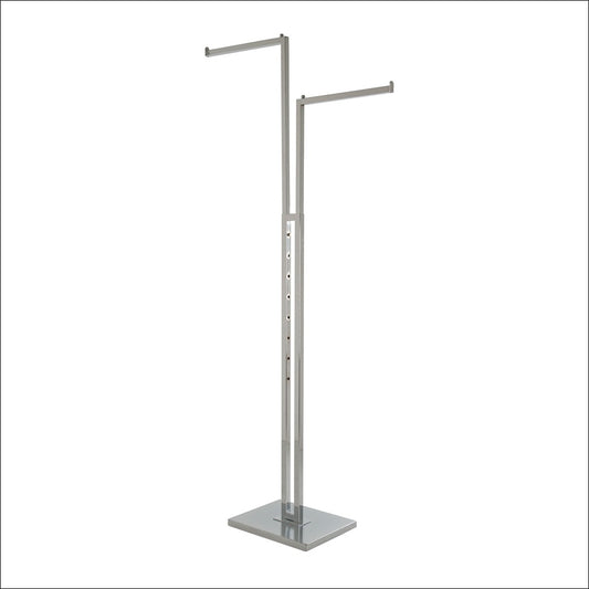 2-Way w/ 2 Square Tubing Straight Arms - Chrome - 1
