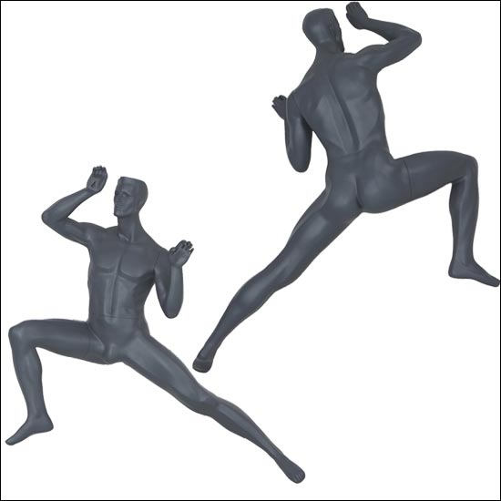 Male Rock Climbing Pose Mannequin - 5 Minimum - Customize - 1