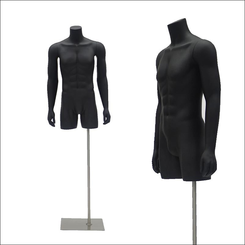 Male Mannequin Torso Black - 1