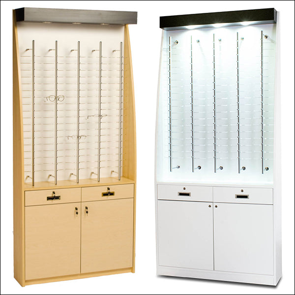 Contemporary Tall 90 Optical Wall Display - Multiple Finish Options - 1