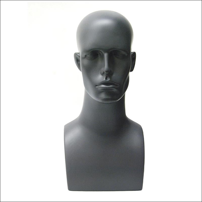 THE SERIOUS MAN Male mannequin head Height: 17" - 1