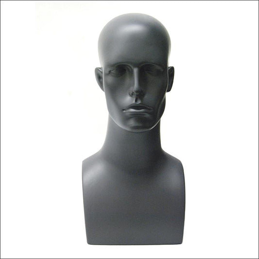 THE SERIOUS MAN Male mannequin head Height: 17" - 1