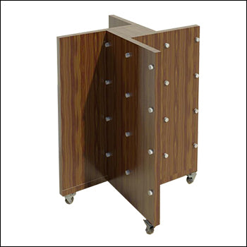 Puck Pinwheel Floor Display - Multiple Finish Options - 1