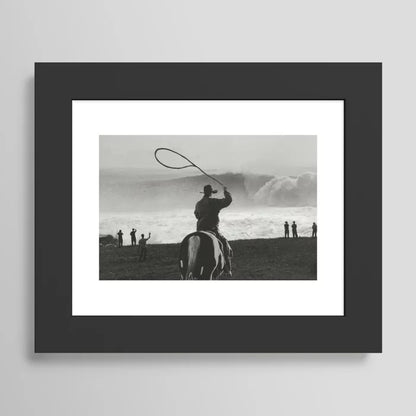 Rangler Art Print by Casey Hagerman in black hardwood frame with matte finish and shatterproof acrylic cover.