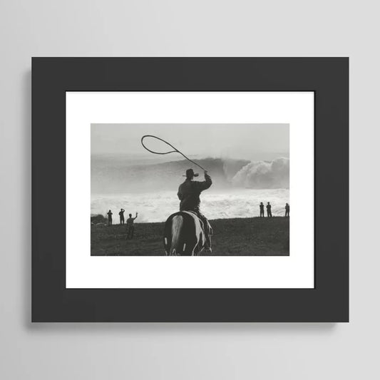 Rangler Art Print by Casey Hagerman in black hardwood frame with matte finish and shatterproof acrylic cover.