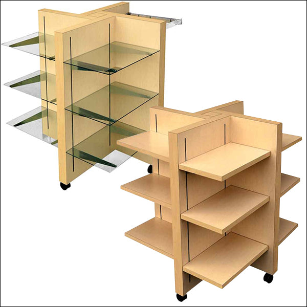 Recessed Standards Pinwheel Typical 37"Square x 56"H x 12"D Wings - 1