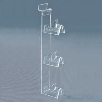 Triple Vertical Saddle Style Acrylic Eyewear Frame Displays - 1