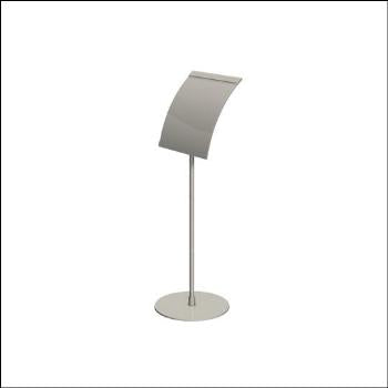 Curved Sign Holder - 12"H - 1
