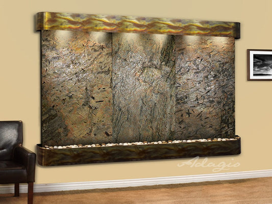 Solitude River wall-mounted water fountain for restaurants, hotels, and bars