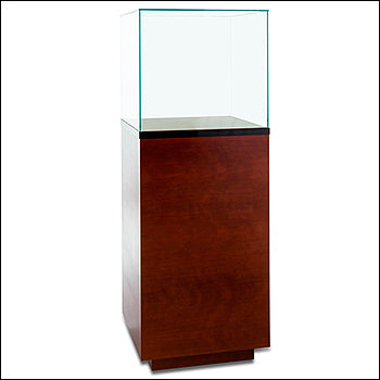 Premium Museum Square Pedestal Showcase - 1