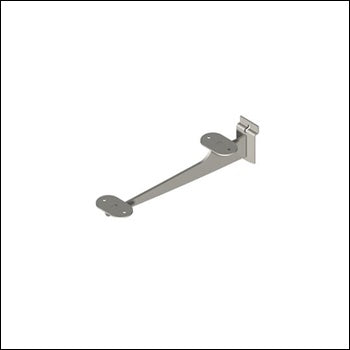 Heavy Duty Slatwall Urban Bracket - For Glass or Wood Shelves - 1