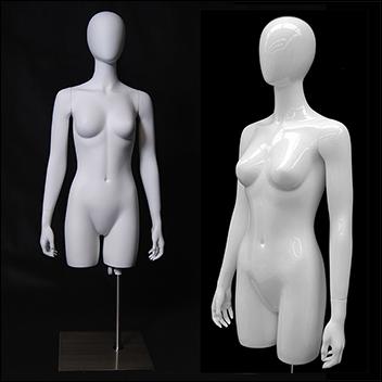 Table Top Egghead Female Mannequin Torso - 1