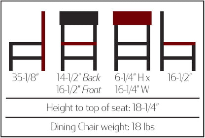 Timber Industrial Metal Dining Chair with Distressed Wood Seat and Back