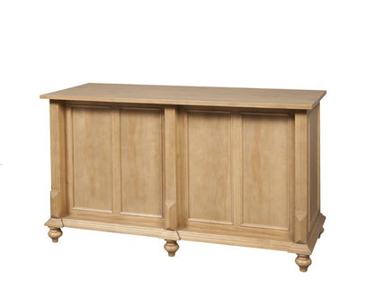 Distressed pine finish option showing a rustic woodgrain surface used on the Vintage Back Cash Wrap.