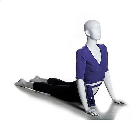 White Yoga Mannequin Display - Upward Dog Pose - 1